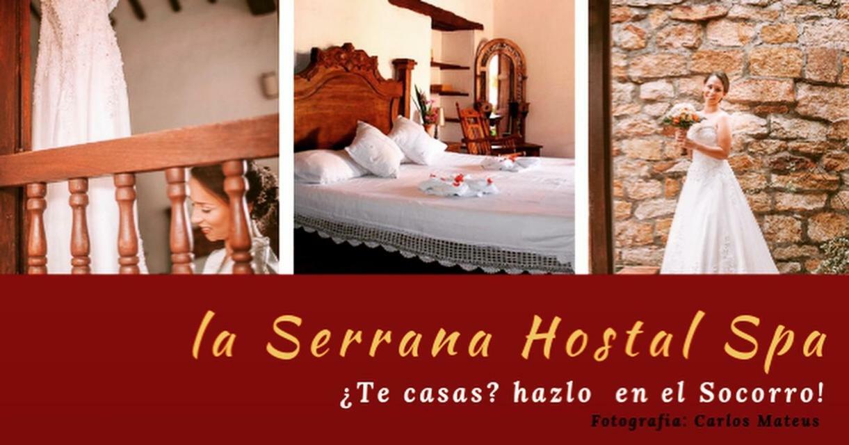 La Serrana Hostal Spa Socorro Exteriör bild