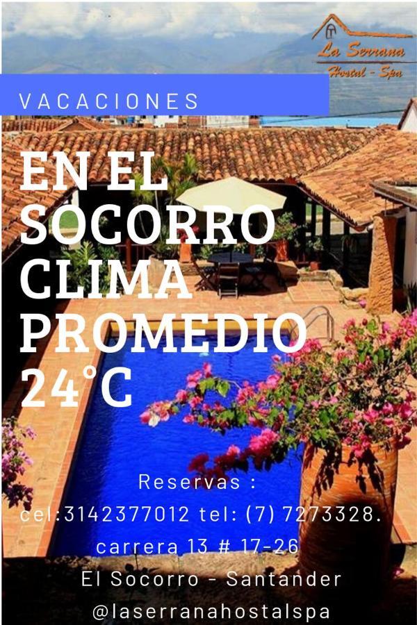 La Serrana Hostal Spa Socorro Exteriör bild